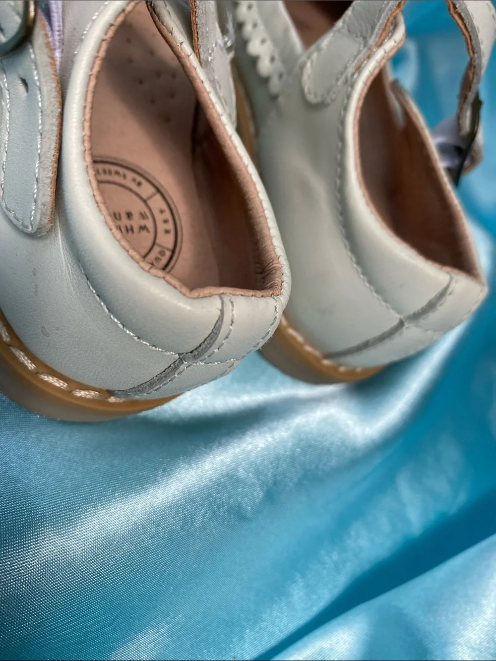 Whim + Wander Sweethoney Classic Mary Jane Kids Shoes with Scalloped Trim